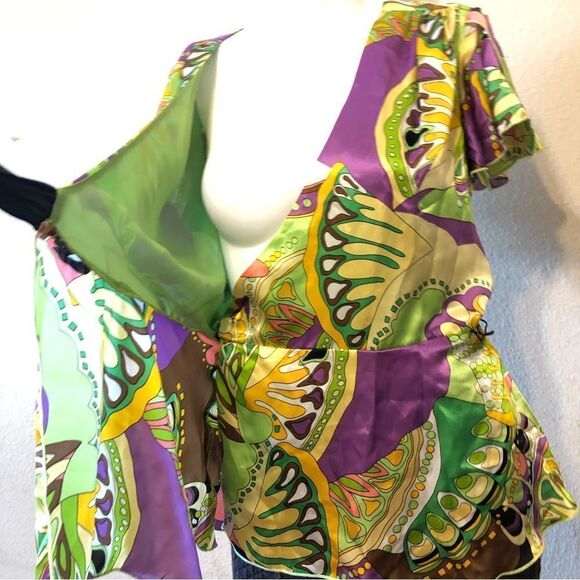 Gala 100% Silk Blouse - Picture 7 of 11